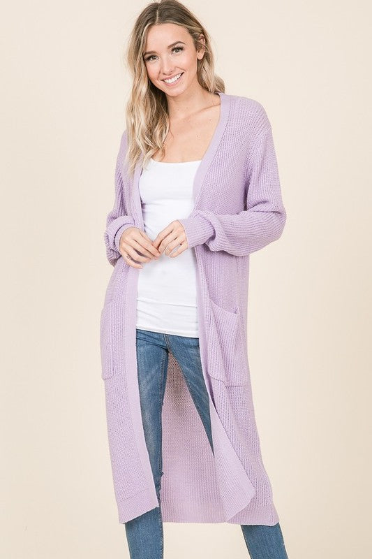 STORE Sweater Cardigan with Pockets
