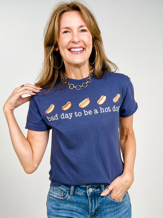Bad Day To Be a Hotdog Graphic Tee