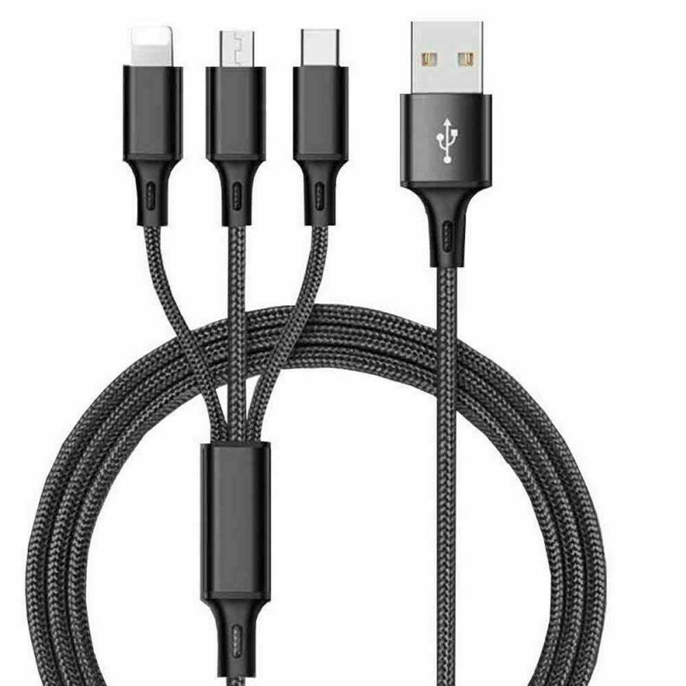 3in1 10ft Fast Charging Cable