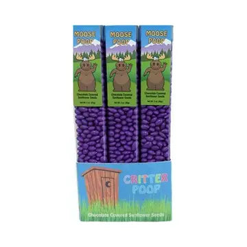 Poop, Chocolate Covered Sunny Seeds in 3 oz tubes
