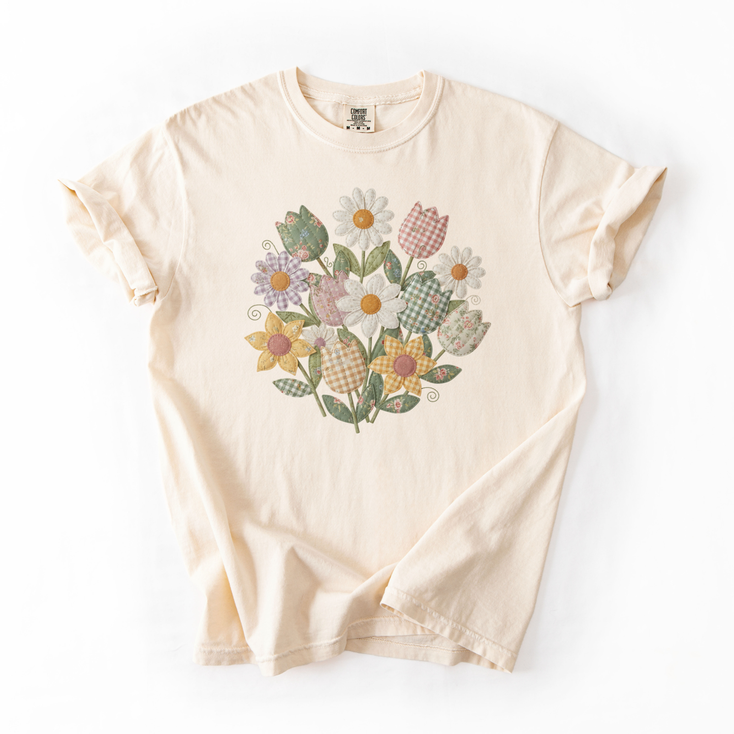 Patchwork Bouquet Graphic Tee