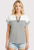 Varsity Taped Stripe Top