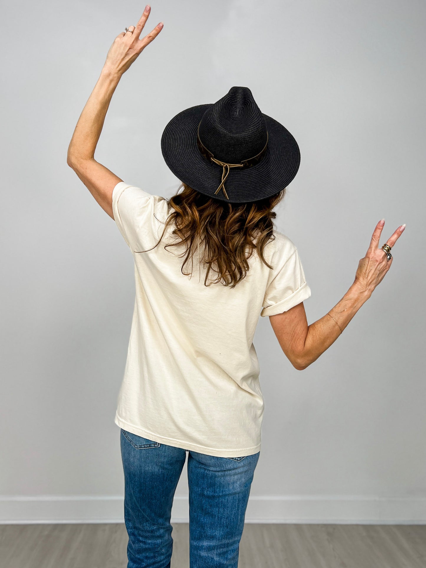 Dream Big Cowgirl Gold Foil Graphic Tee