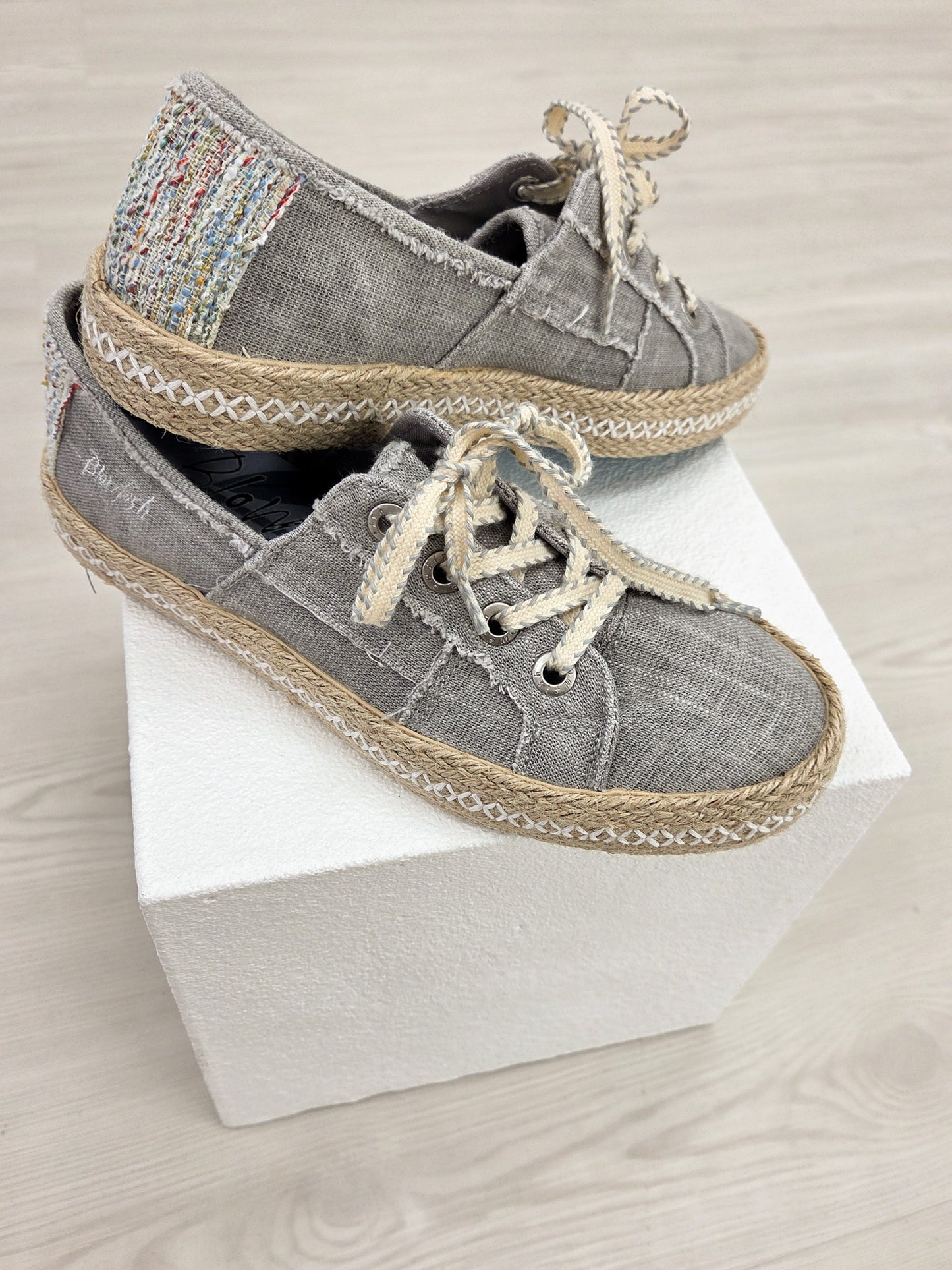 Blowfish Malibu Buenos Slip-On Tennis Shoes in Fog Grey