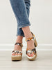 Corkys Daddys Money Platform Wedges in Natural Hibiscus