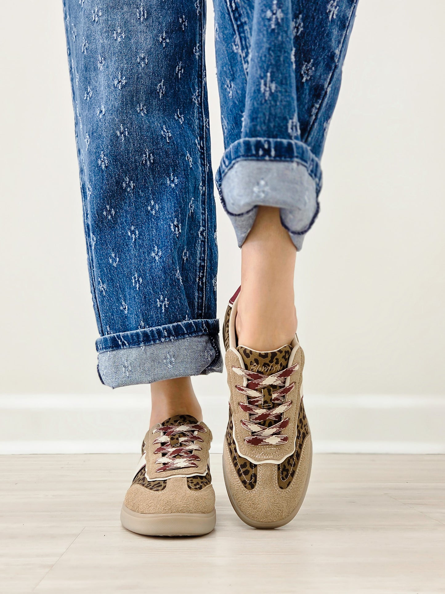 Blowfish Malibu Womens Tastic 2 Sneaker-Leopard