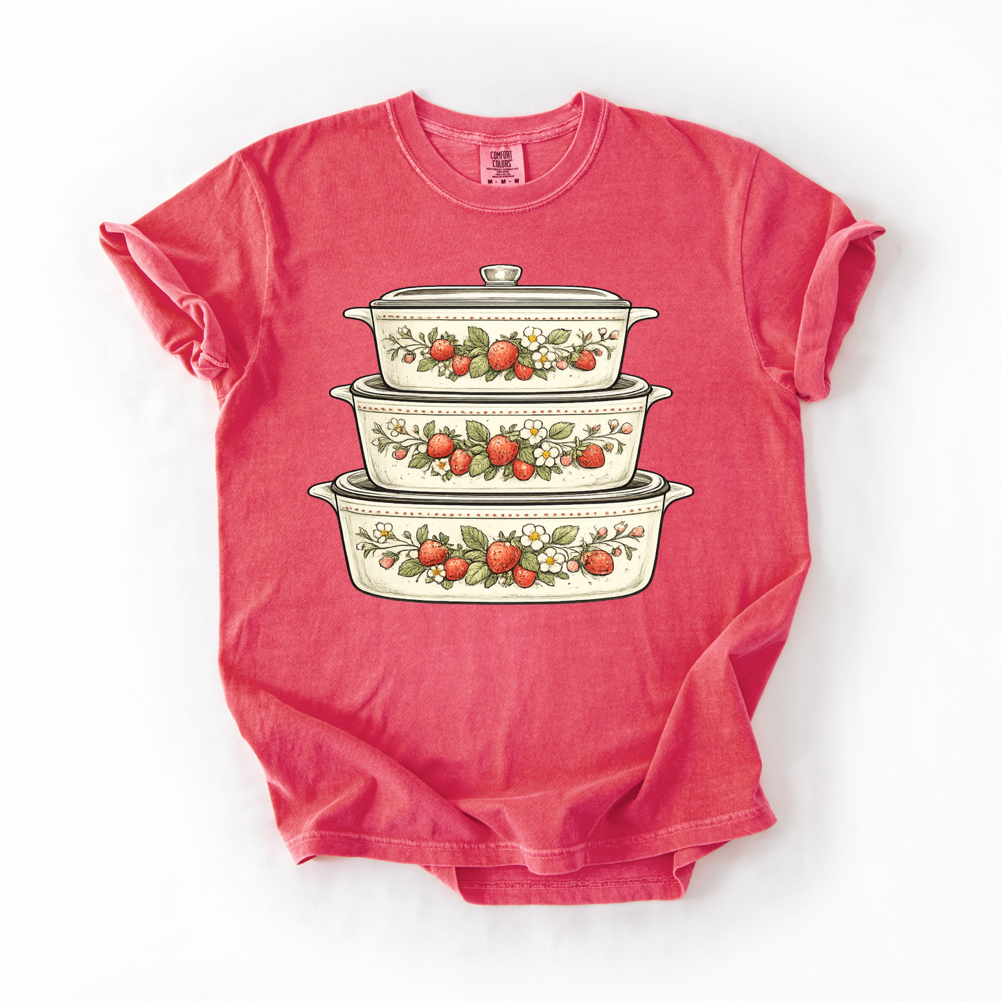 Strawberry Cookware Graphic Tee