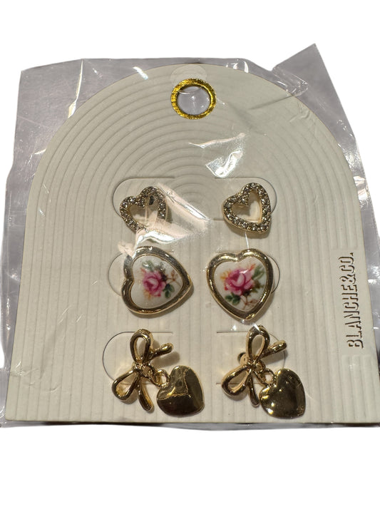 The Precious Triple Earring Set
