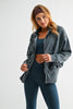 Fleece Hoodie Jacket With Tapered Sleeves - GROUP A