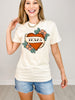 Tattoo Heart Custom Mascot Game Day Graphic Tee