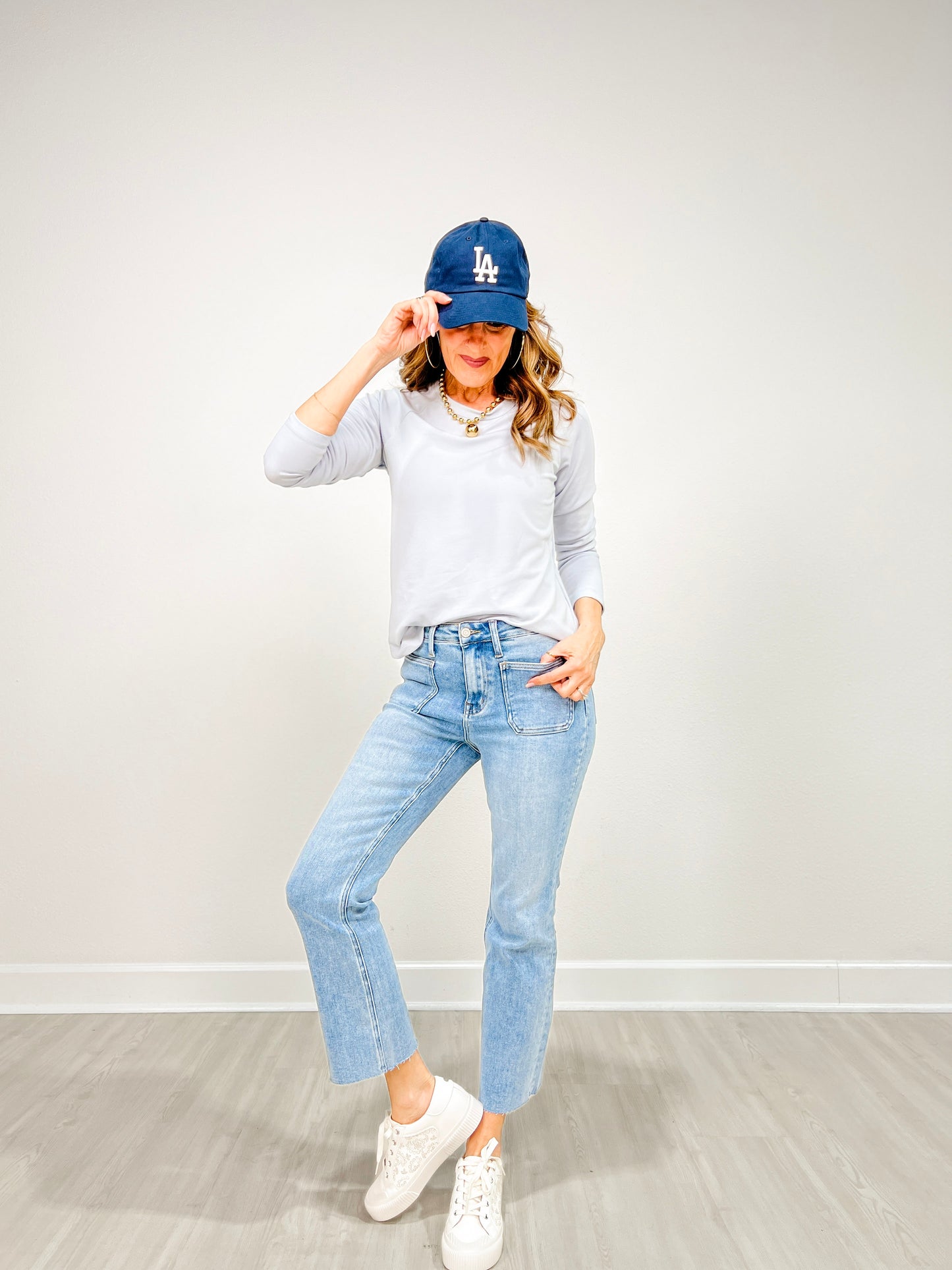 Soft Jersey Raglan Long Sleeve Top