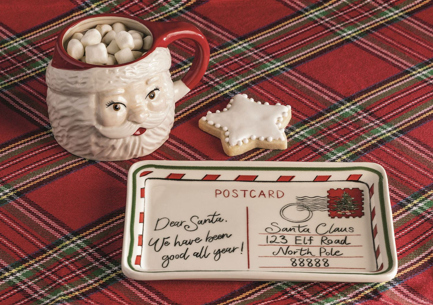 Mud Pie Figural Milk Cookies For Santa