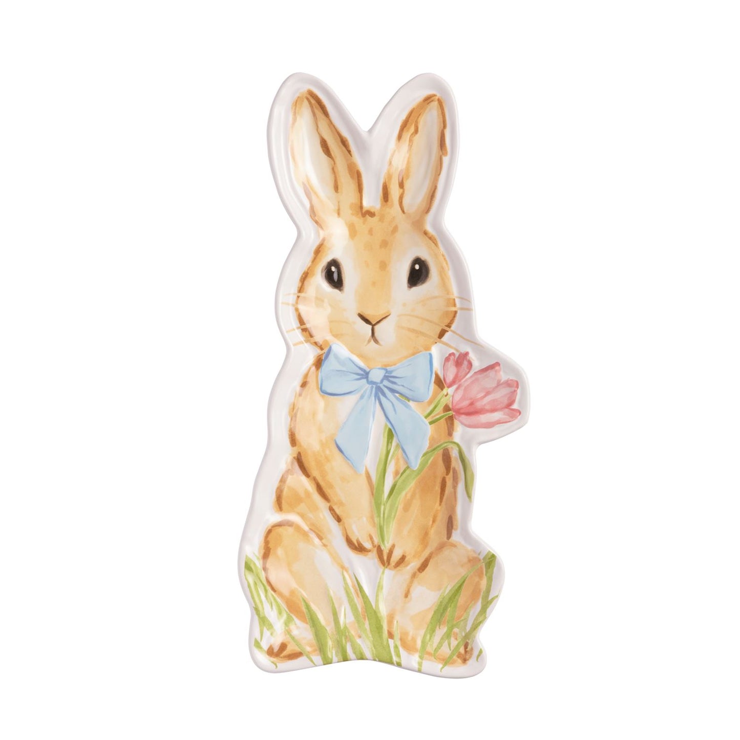 MudPie Small Bunny Platter