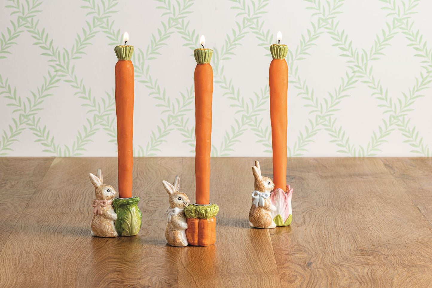 MudPie Bunny Taper Holder