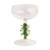 Mud Pie Christmas Coupe Glass