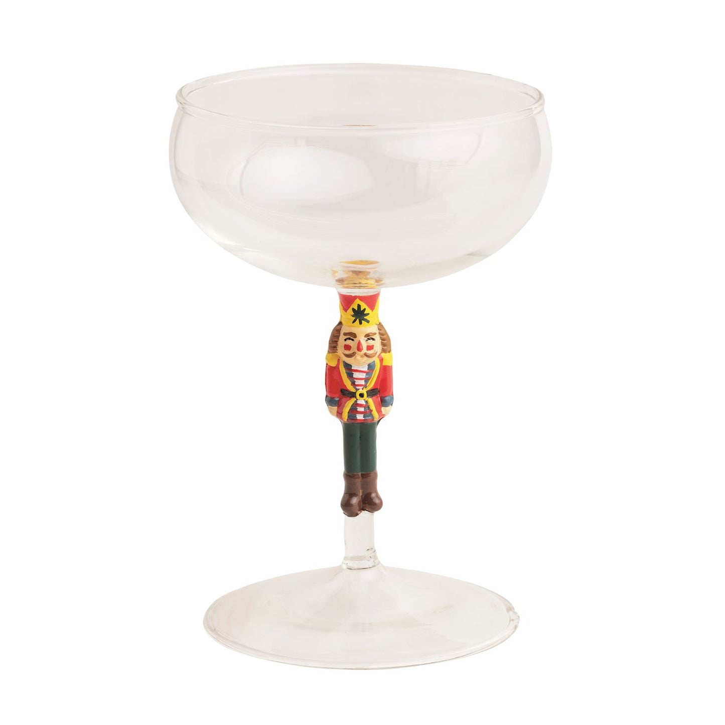 Mud Pie Christmas Coupe Glass