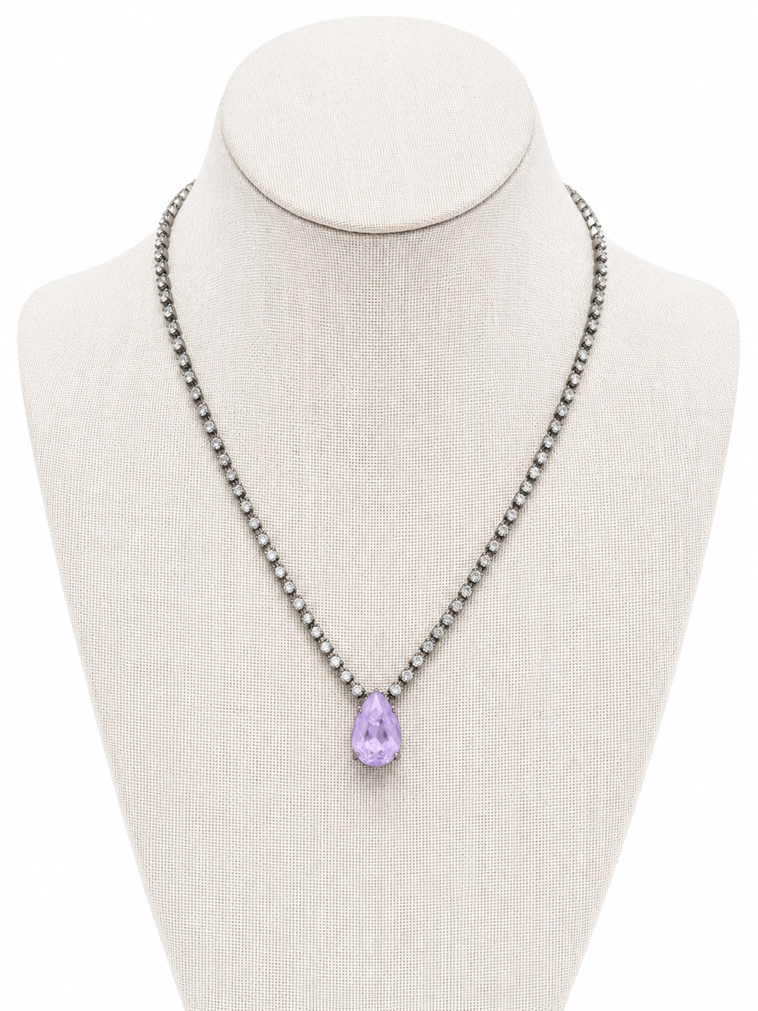 TOVA Milli Necklace Custom - Antique silver and Fairy Lilac