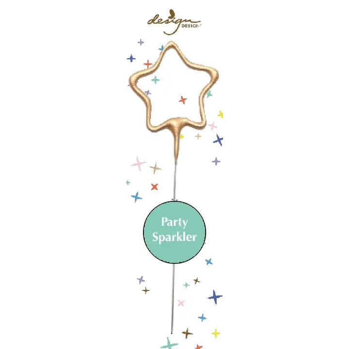 Gold Party Sparkler Star
