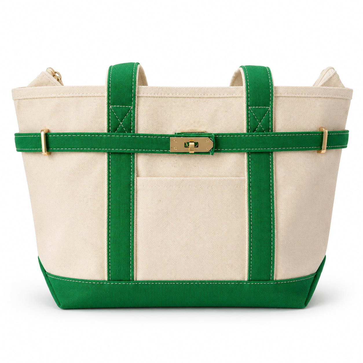 Waterproof Canvas Boat Bag - Kelly Green