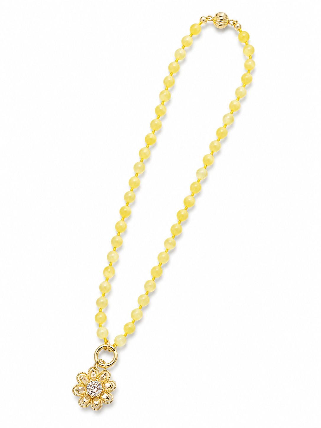 Sunrise Beads Necklace 16" length, 6mm beads
