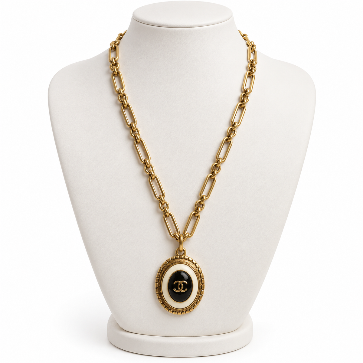 Ivory and Onyx Necklace