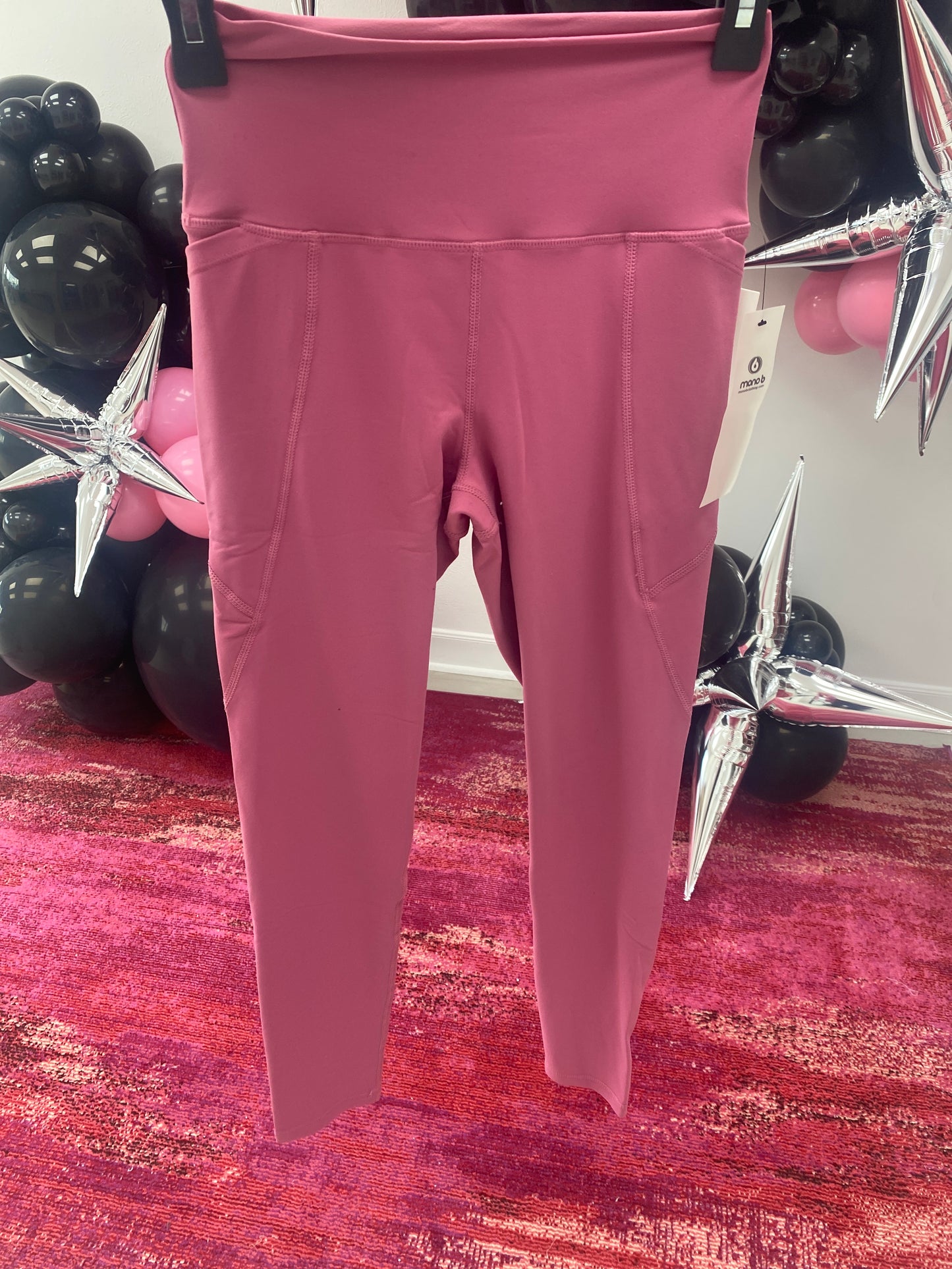 Tapered Band Essential Solid Highwaist Leggings