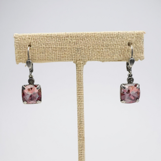 Luxe Square Crystal Earrings - 3 Colors