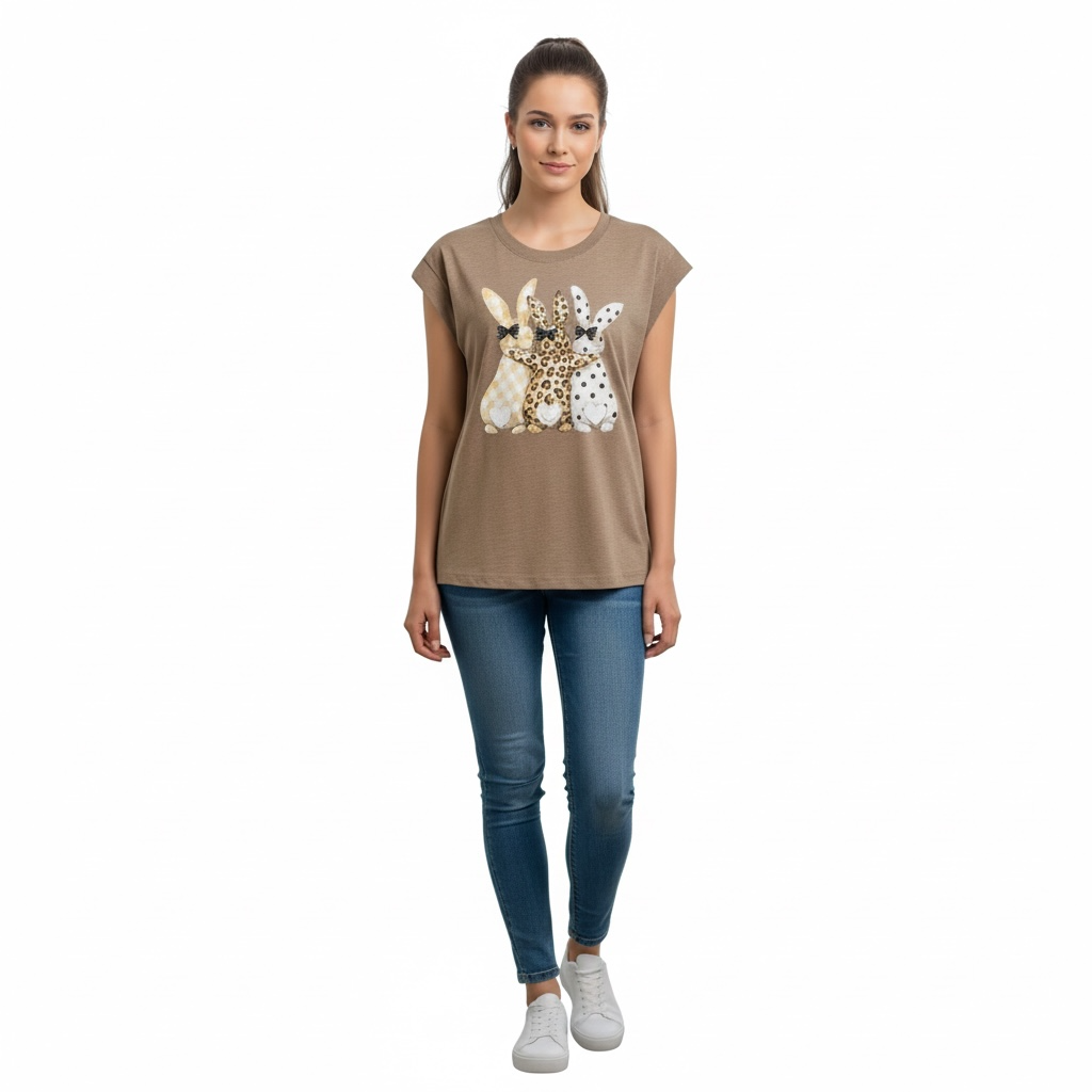 Bougee Bunny Friends Graphic Tee