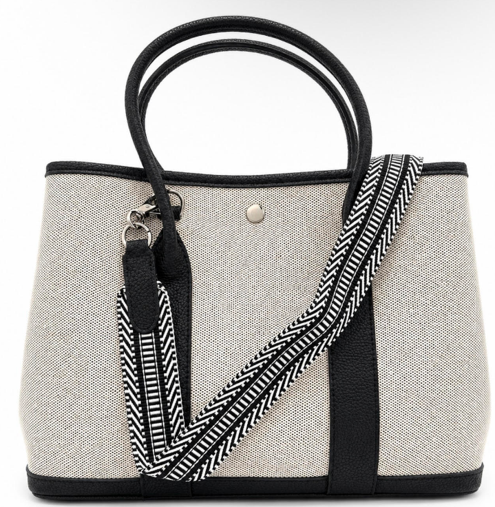 The Harbor Luxe Tote - Black