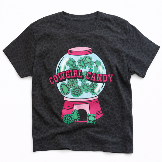 Cowgirl Candy Rhinestone Graphic Tee