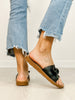 Corkys Rock The Bowt Slide Sandals in BLACK