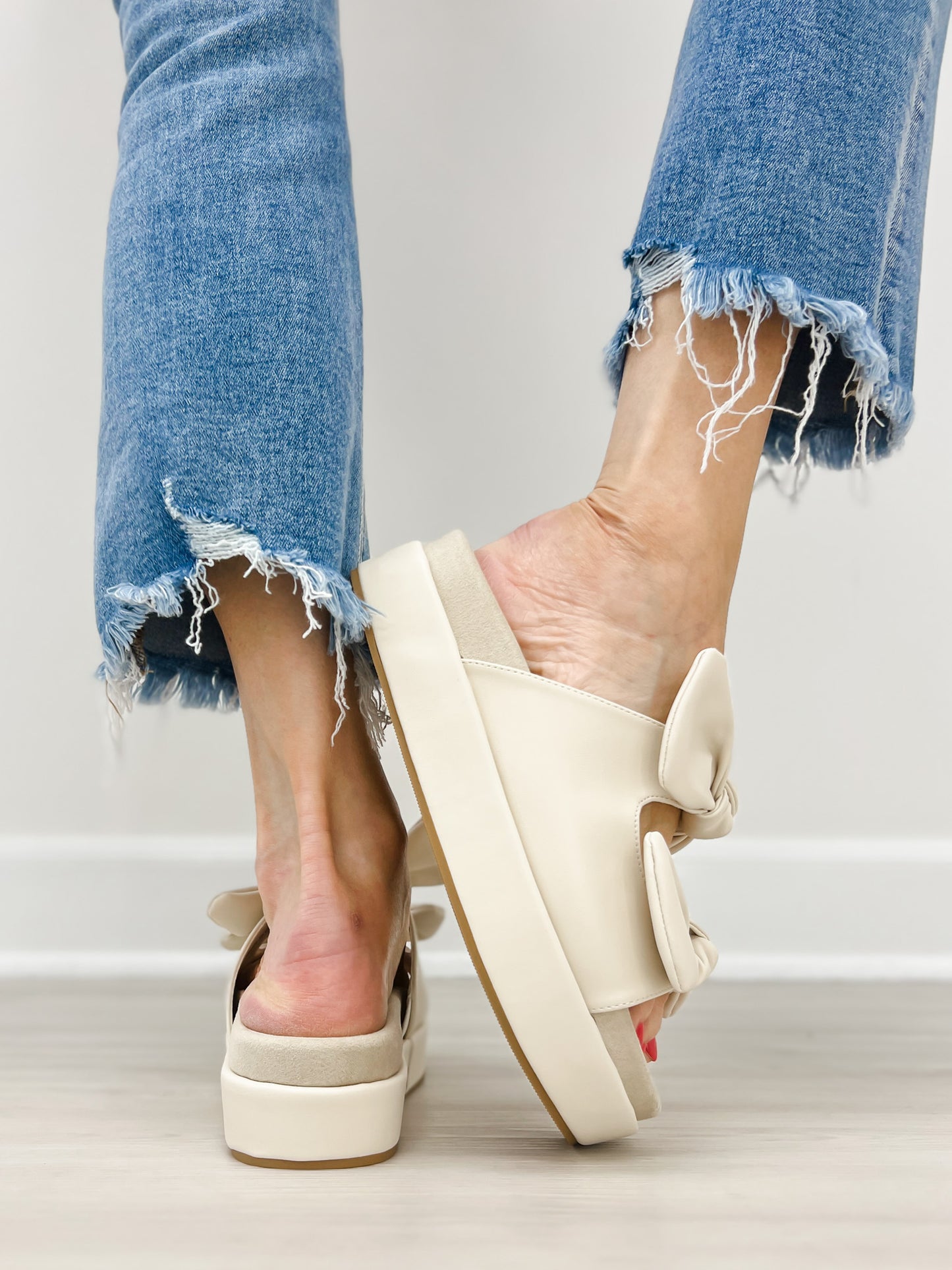 Pierre Dumas MIND-1 Double Bow Platform Sandals