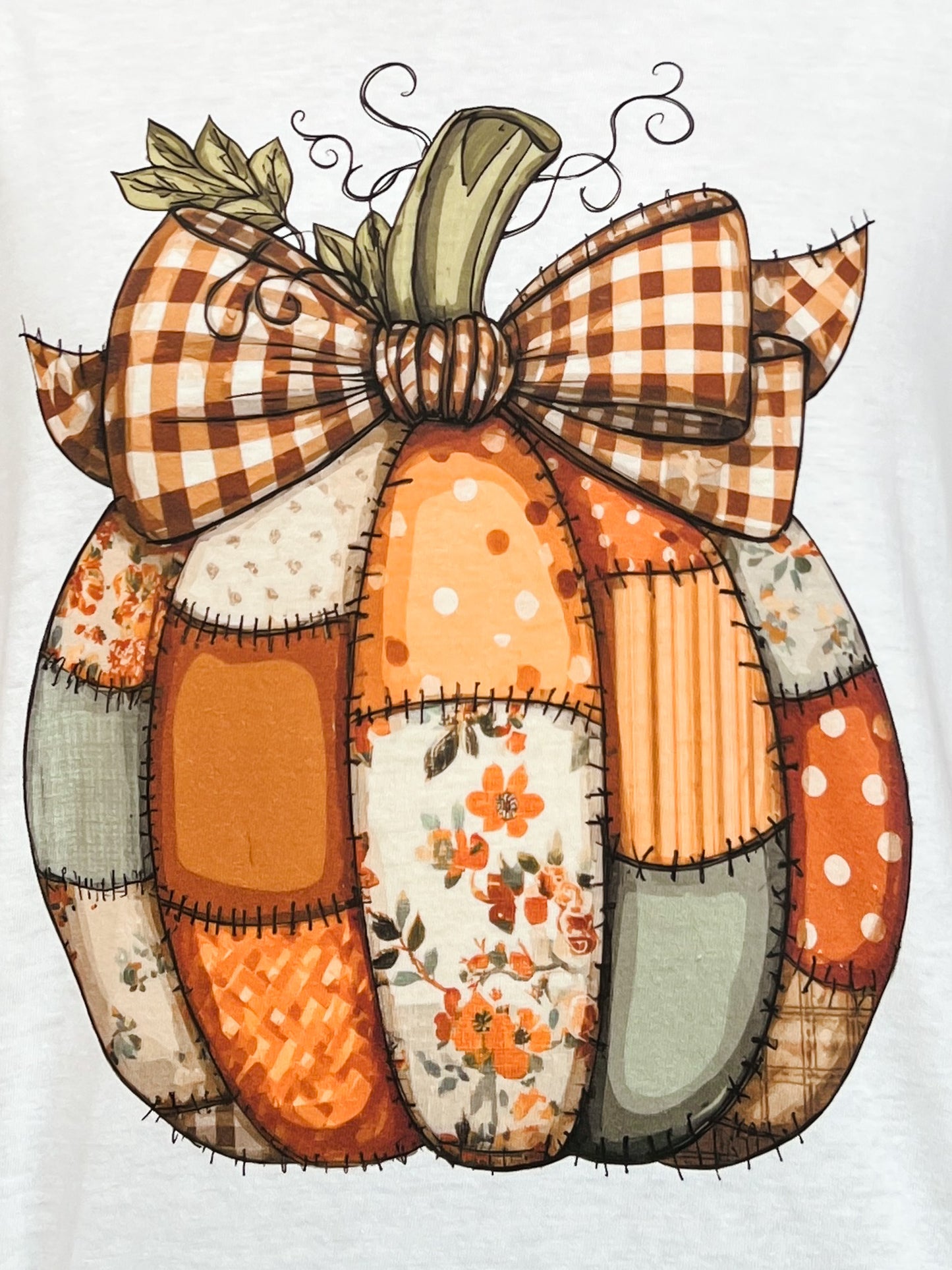 Patchwork Pumpkin Graphic Tee