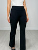 Flare Pants With Side Waist Band And Pockets