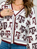Queen Of Sparkles Texas A&M Knit in Mascot Rhinestone