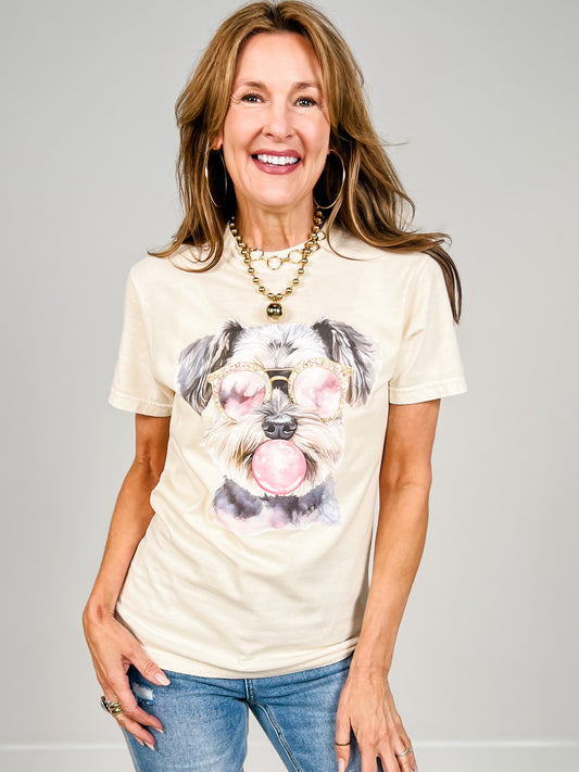 Bubble Gum Dog Graphic Tee