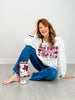Queen of Sparkles Texas A&M Plaid Letter Sweatshirt