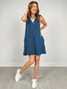 Sleeveless A Line Relaxed Fit Mini Dress