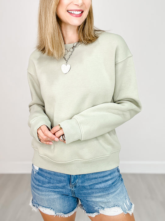 Classic Fit Fleece Sweatshirt