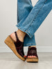 Corkys Most Wanted Wedges in BURGUNDY