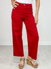 Soft Stretch High Waisted Twill Pants