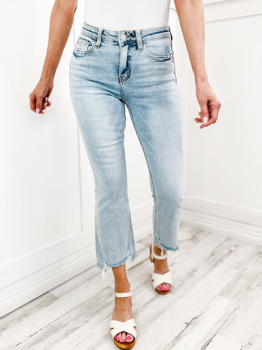 Vervet LAINEY High Rise Kick Flare Denim Jeans