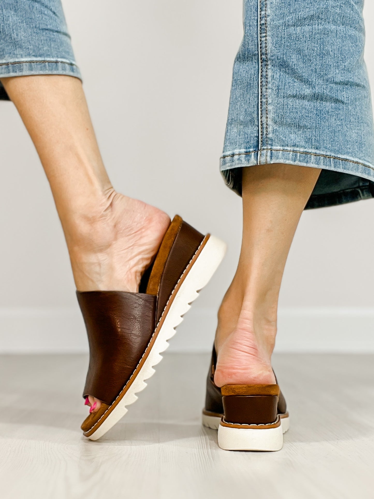 Pierre Dumas Expand-1 Sandals in Whiskey