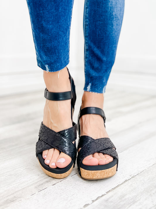 Corky's Kindle Wedge Sandal in Leopard