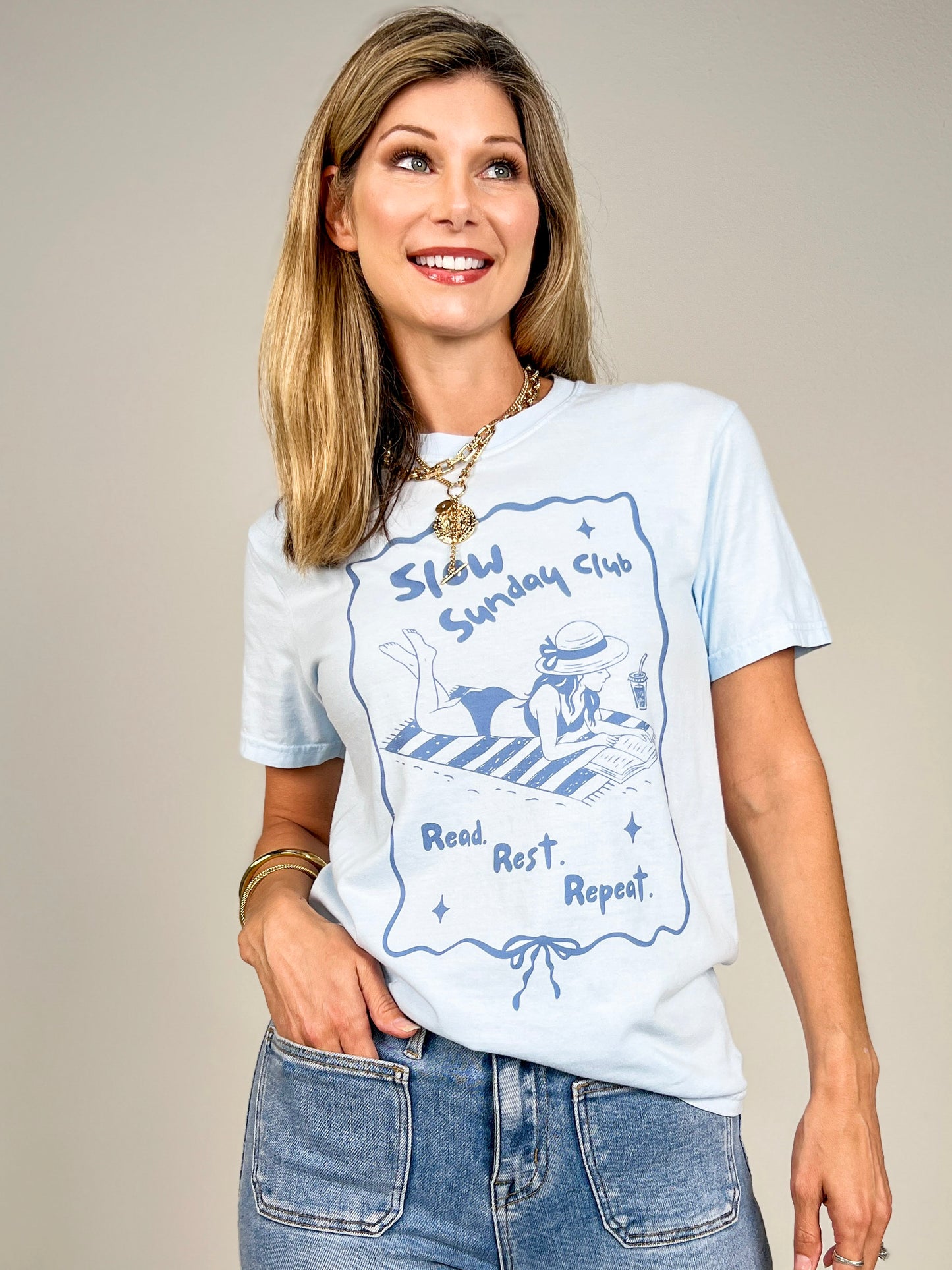 Slow Sunday Club Graphic Tee