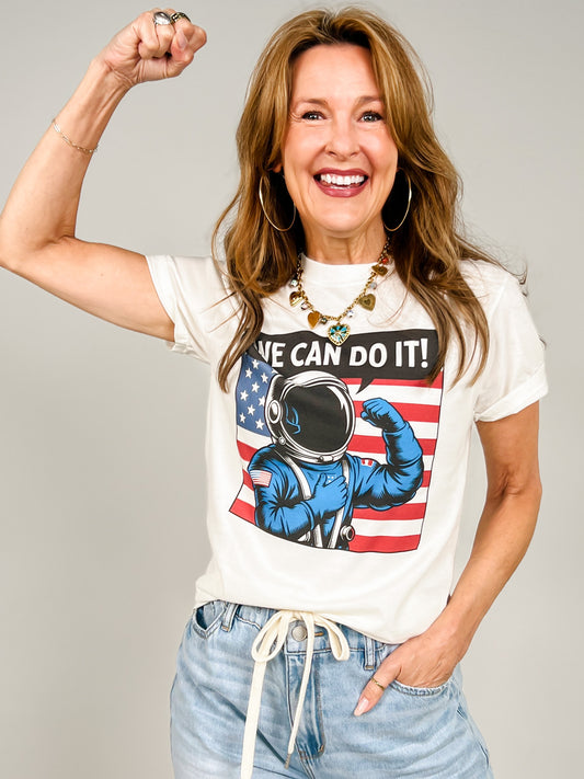 We Can Do It Astronaut Graphic Tee