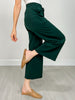 Modal Scuba Cropped Wide Pant in Regency Green