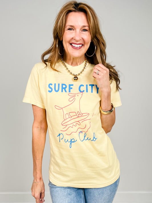 Surf City Pup Club Graphic Tee