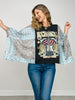 Rock & Roll World Tour Vintage Graphic Kantha Top