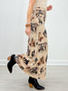 Western Cowboy Print A-Line Full Knit Skirt